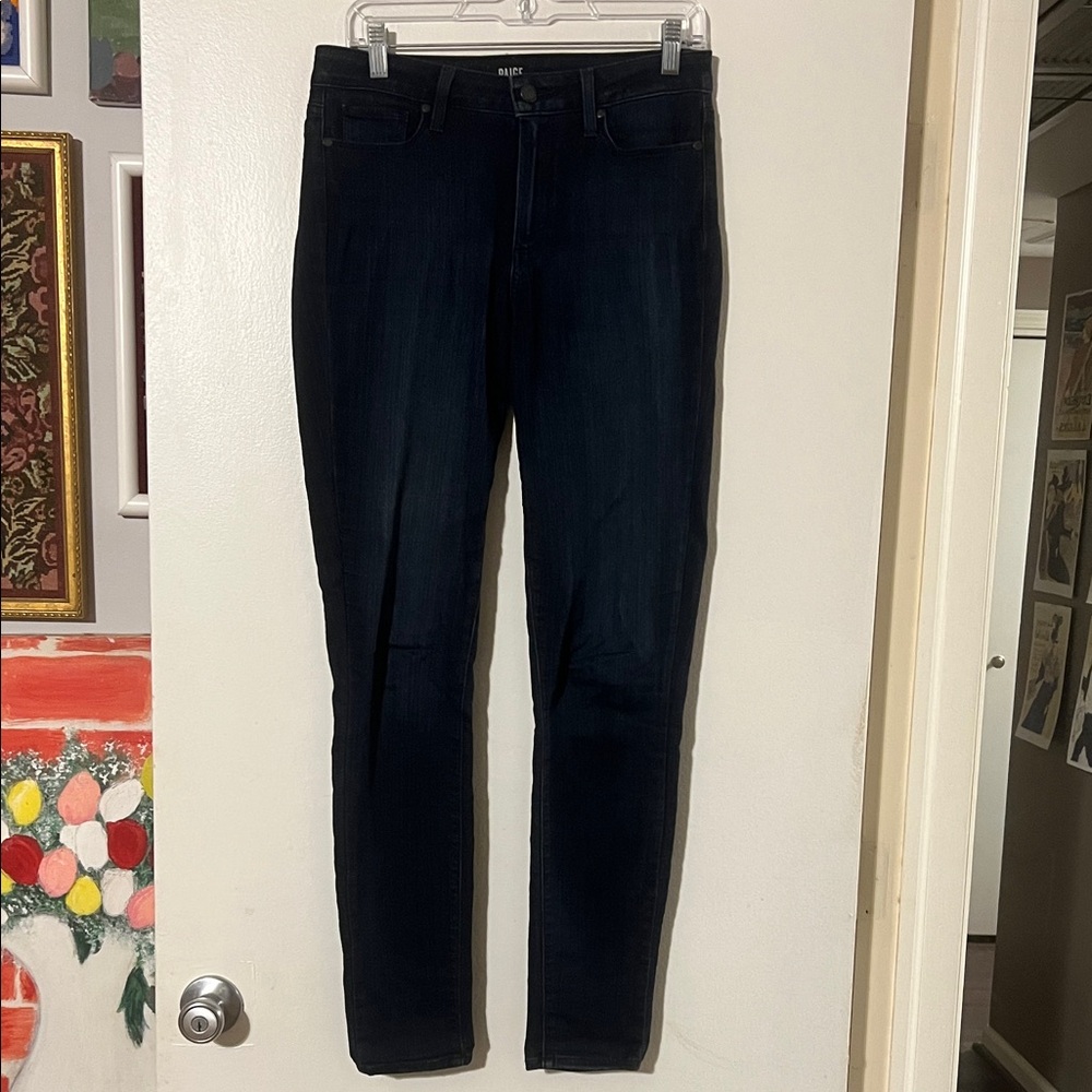 PAIGE hoxton ultra skinny blue denim jeans